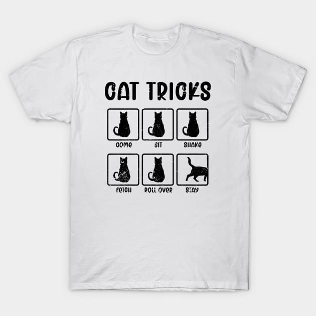 Cat Tricks Funny Feline Kitten Kitty Pet Owner T-Shirt by ChrifBouglas